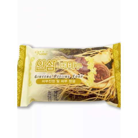 Мыло-пилинг Rose Ginseng Peeling Soap / Женьшень, 150 г