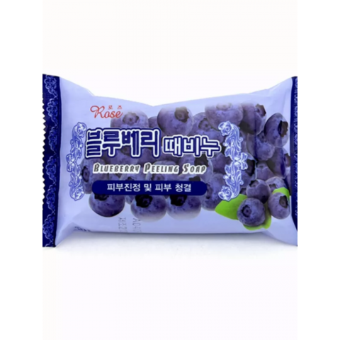 Мыло-пилинг Rose Blueberry Peeling Soap / Черника, 150 г