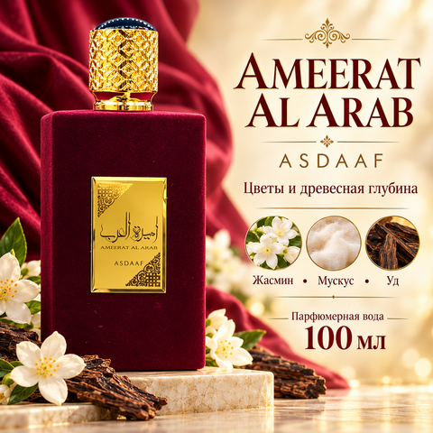 AMEERAT AL ARAB 100 ml ASDAAF perfum