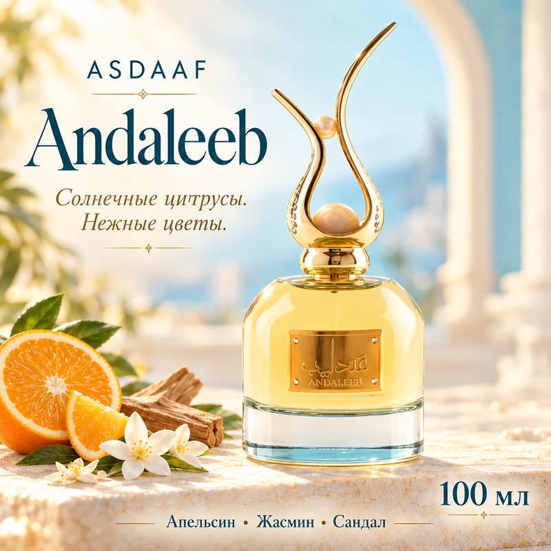 Купить Andaleeb Asdaaf Lattafa, 100 мл