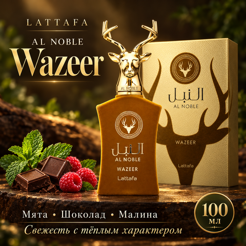 Al Noble Wazeer Lattafa / Аль Нобл Вазир, 100 мл