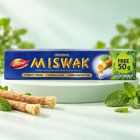 Зубная паста Dabur Miswak Mint / Мята, 170 г