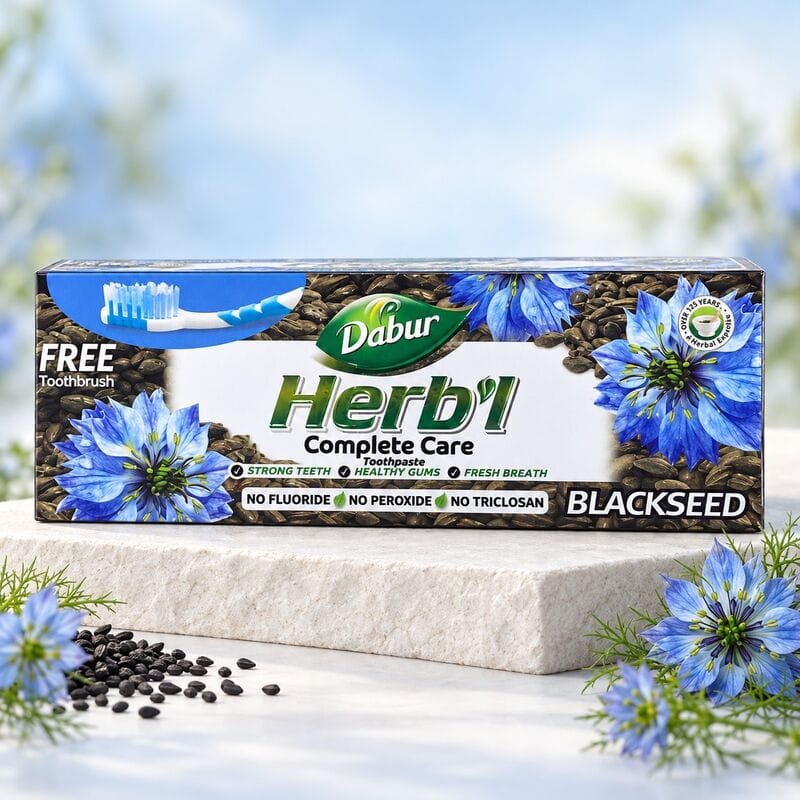 Купить Зубная паста Dabur Herb’l Complete Care Blackseed / Чёрный тмин, 150 г Купить Зубная паста Dabur Herb’l Complete Care Blackseed / Чёрный тмин, 150 г