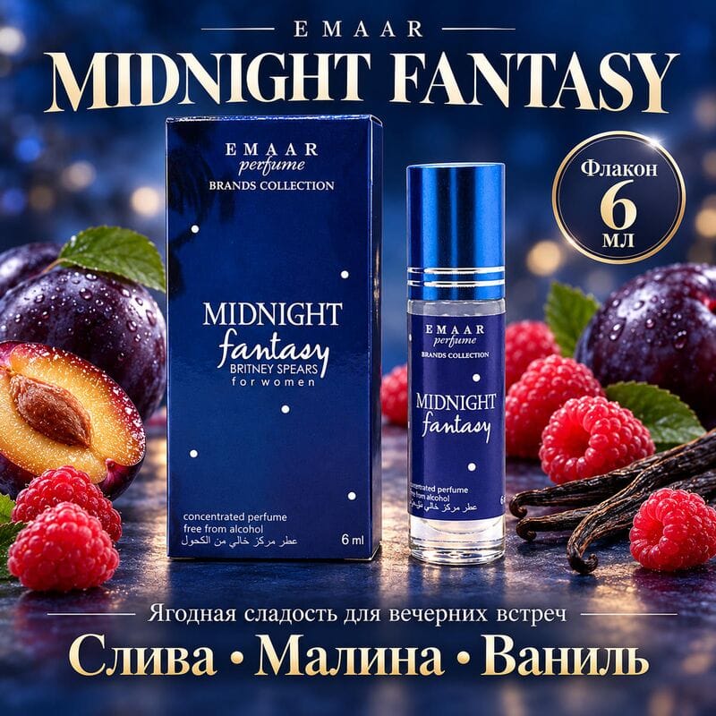 Купить Midnight Fantasy Britney Spears EMAAR perfume 6 ml