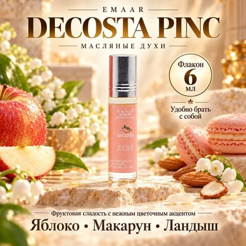 Decosta Pink / Eau de Lacoste L.12.12 Pour Elle Sparkling Emaar 6 ml