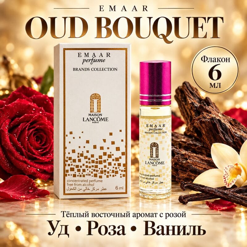 Купить Oud Bouquet Eau de Parfum Lancome Emaar 6 ml Купить Oud Bouquet Eau de Parfum Lancome Emaar 6 ml
