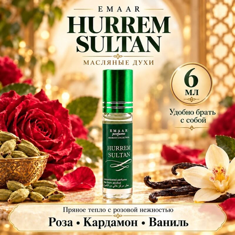 Купить Hurrem Sultan Emaar 6 ml Купить Hurrem Sultan Emaar 6 ml