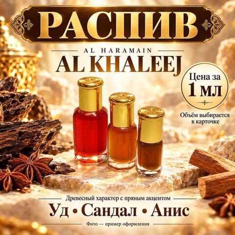 Al Khaleej Al Haramain - цена за 1 мл