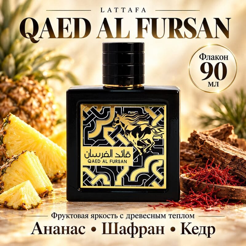 Купить Qaed Al Fursan Lattafa / Каед Аль Фурсан Латтафа, 90 мл Купить Qaed Al Fursan Lattafa / Каед Аль Фурсан Латтафа, 90 мл