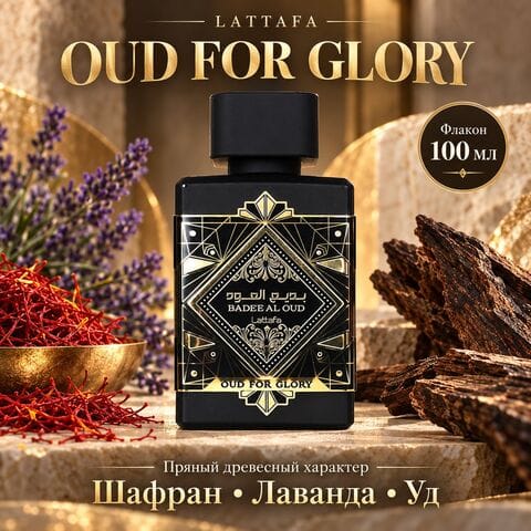 Badee Al Oud for Glory Lattafa / Бади Уд Глори Латтафа, 100 мл