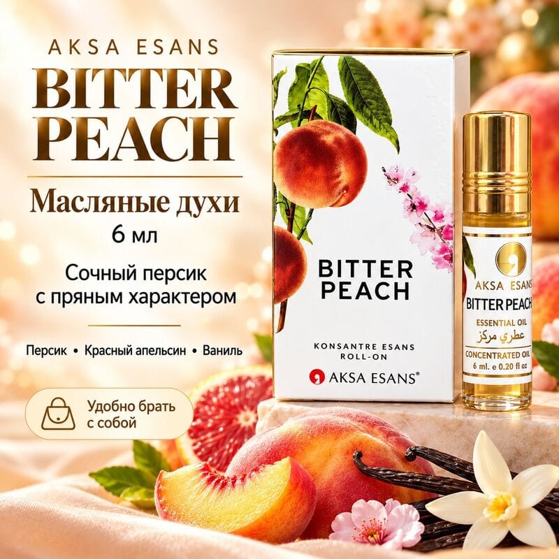 Купить Bitter Peach AKSA ESANS масляные духи, 6 ml