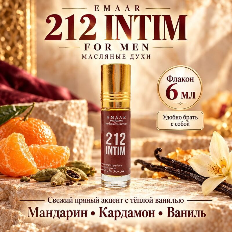 Купить 212 Sexy Men Carolina Herrera Emaar perfume, 6 ml Купить 212 Sexy Men Carolina Herrera Emaar perfume, 6 ml