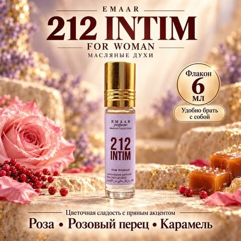 212 Sexy Women Carolina Herrera Emaar perfume, 6 ml