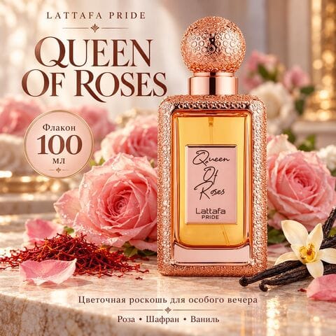 Queen of Roses Lattafa Pride / Квин Оф Роузес Латтафа Прайд, 100 мл