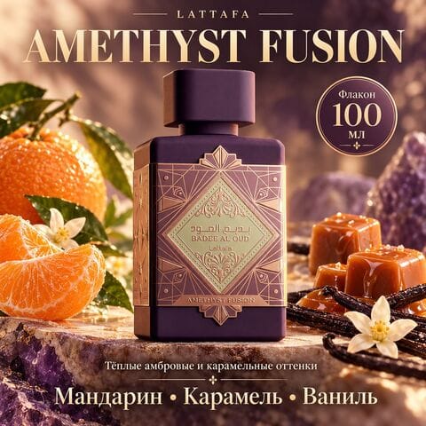 Badee Al Oud Amethyst Fusion Lattafa / Аметист Фьюжн, 100 мл