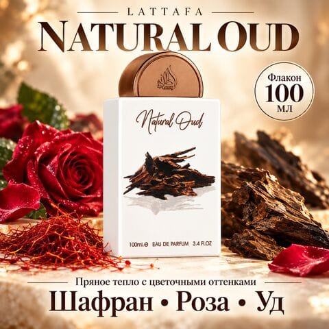 Natural Oud Lattafa / Натурал Уд Латтафа, 100 мл