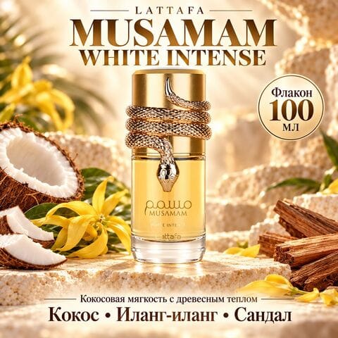 Musamam White Intense Lattafa / Мусамам Уайт Интенс, 100 мл
