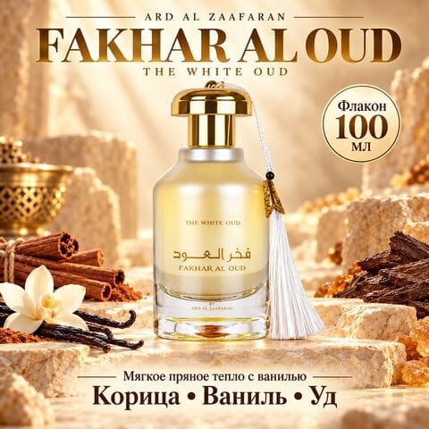 Fakhar Al Oud The White Oud / Фахар Аль Уд Уайт Уд Ard Al Zaafaran, 100 мл