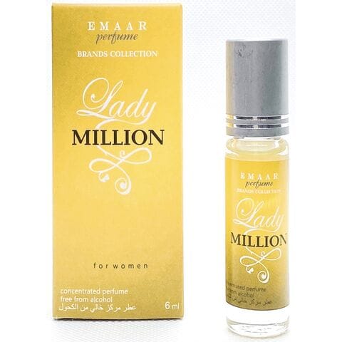 LADY MILLION for women EMAAR perfume 6 ml