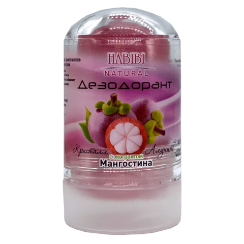 Минеральный дезодорант HABIBI Мангостин, 60gr