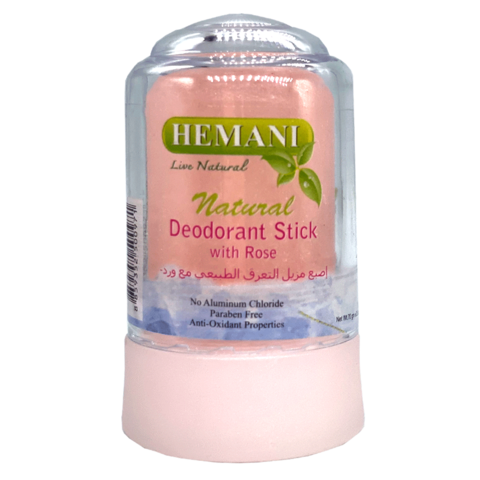 Минеральный дезодорант Hemani с розой 70gr