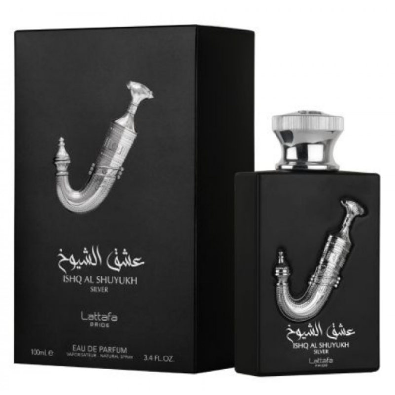 Купить Ishq Al Shuyukh Silver Lattafa / Ишк Аль Шуюх Сильвер Латтафа, 100 мл Купить Ishq Al Shuyukh Silver Lattafa / Ишк Аль Шуюх Сильвер Латтафа, 100 мл