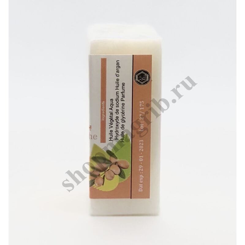 Купить Марокканское мыло с аргановым маслом,душистый персик/Savon d'argan parfume au peche 100гр