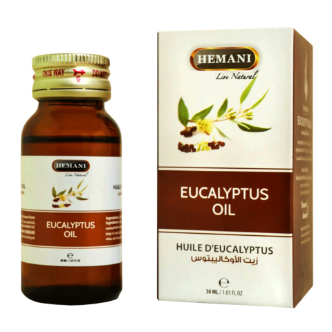 Масло эвкалипта / EUCALYPTUS OIL HEMANI, 30 мл