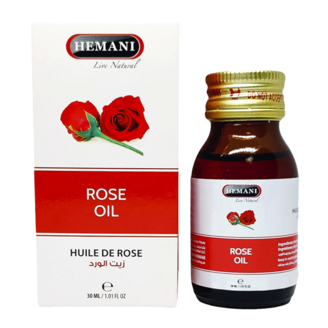 Масло розы / ROSE OIL HEMANI, 30 мл