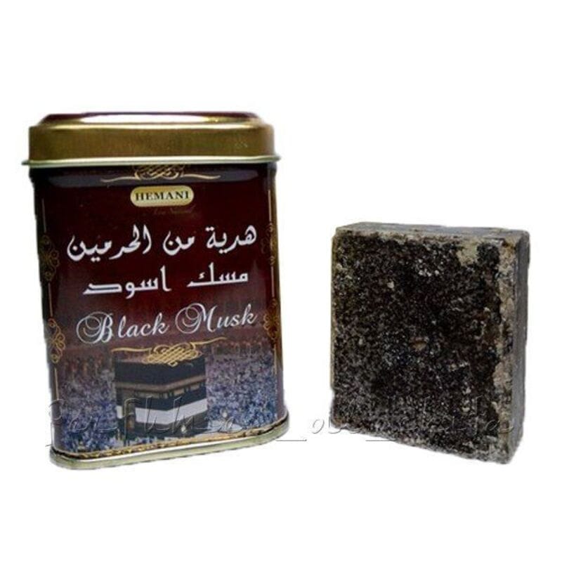 Купить Сухие духи "Black Musk" в жестяной баночке от Hemani 25гр (запах мускуса) Купить Сухие духи "Black Musk" в жестяной баночке от Hemani 25гр (запах мускуса)