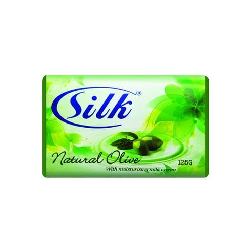 Мыло Silk Natural Olive -с протеинами шелка и маслом оливы 125gr