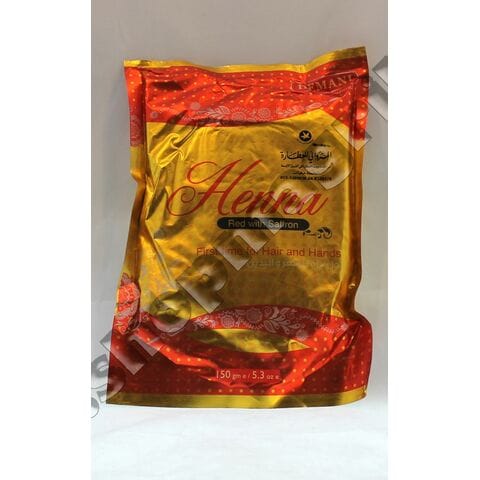 Хна Hemani 150 гр. красная с шафраном (Red with Saffron)
