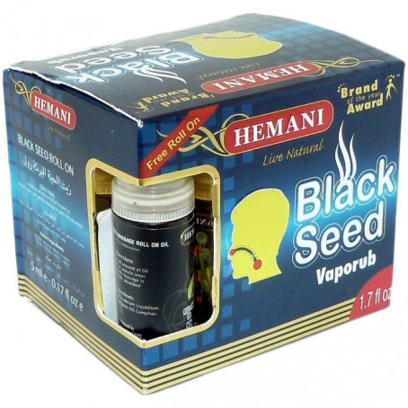 Купить Мазь + капли Hemani Vaporub Black Seed 50 ml