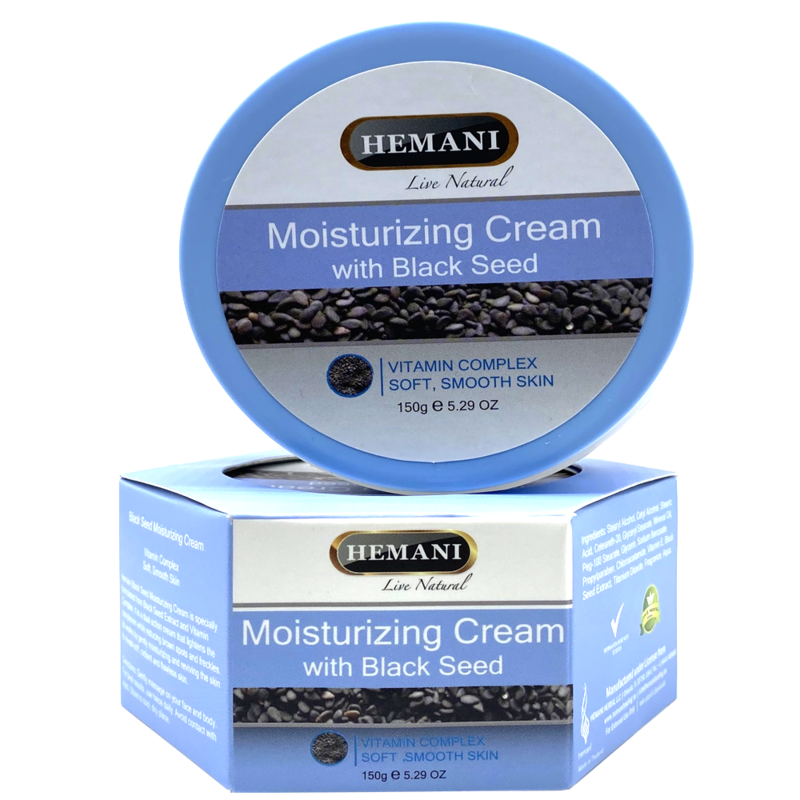 Купить HEMANI Moisturizing Cream with Black Seed / Крем увлажняющий с черным тмином, 150 гр. Купить HEMANI Moisturizing Cream with Black Seed / Крем увлажняющий с черным тмином, 150 гр.
