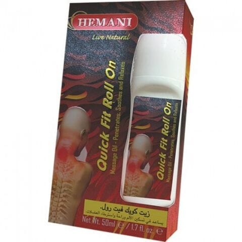Массажный крем Quick Fit Roll On Massage Oil.HEMANI 50ml.