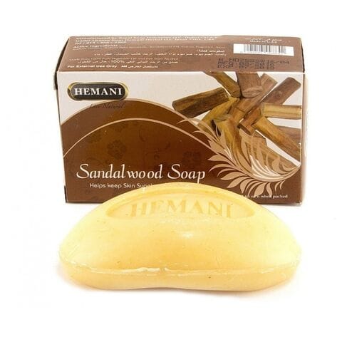 Натуральное мыло Hemani Sandalwood Soap с сандалом, 75 г.