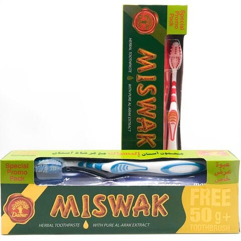 Зубная паста Dabur (Дабур) Miswak 170 гр. + зубная щетка в подарок